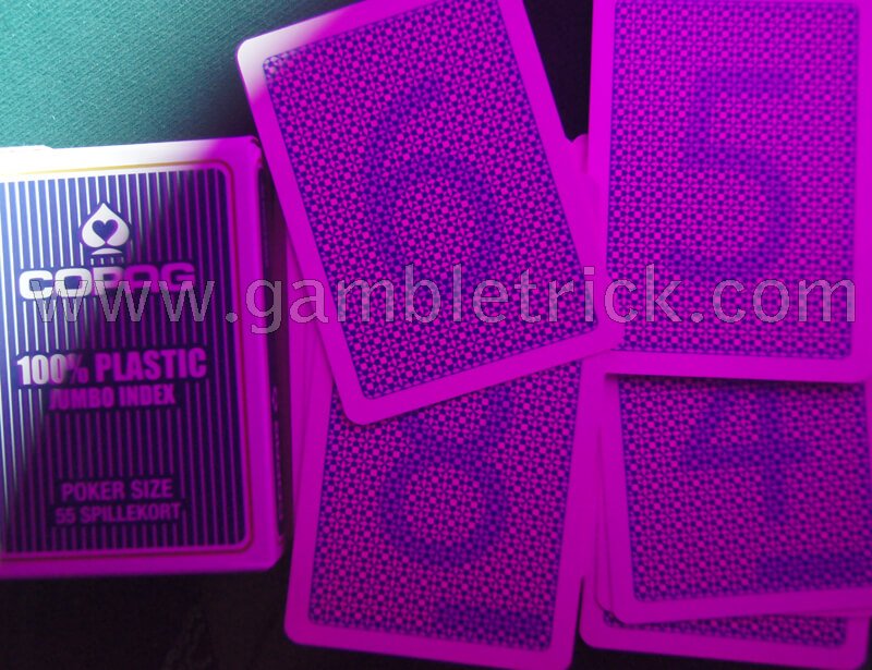 Copag 100% plastique index 4 Marqué cartes