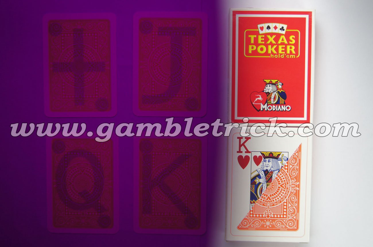 Modiano Texas Holdem cartes marquées